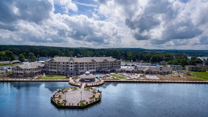 Celoron Hotel on Chautauqua Lake, commercial development